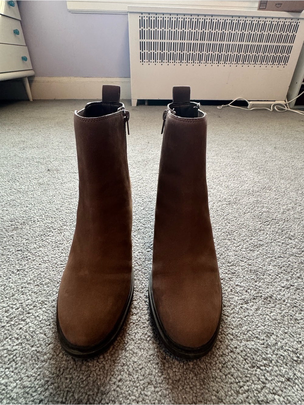 Vionic Truckee Booties Waterproof Brown Suede Size 10 - Picture 2 of 8